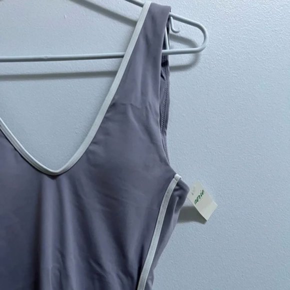 Aerie Contrast Trim One Piece Swimsuit XS - Picture 3 of 5